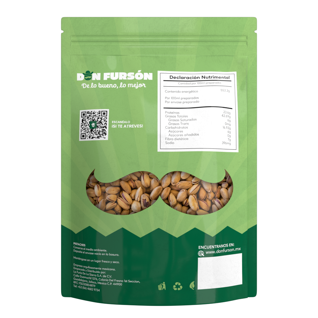 Pistache Premium 1kg con Cáscara, Tostado y Salado