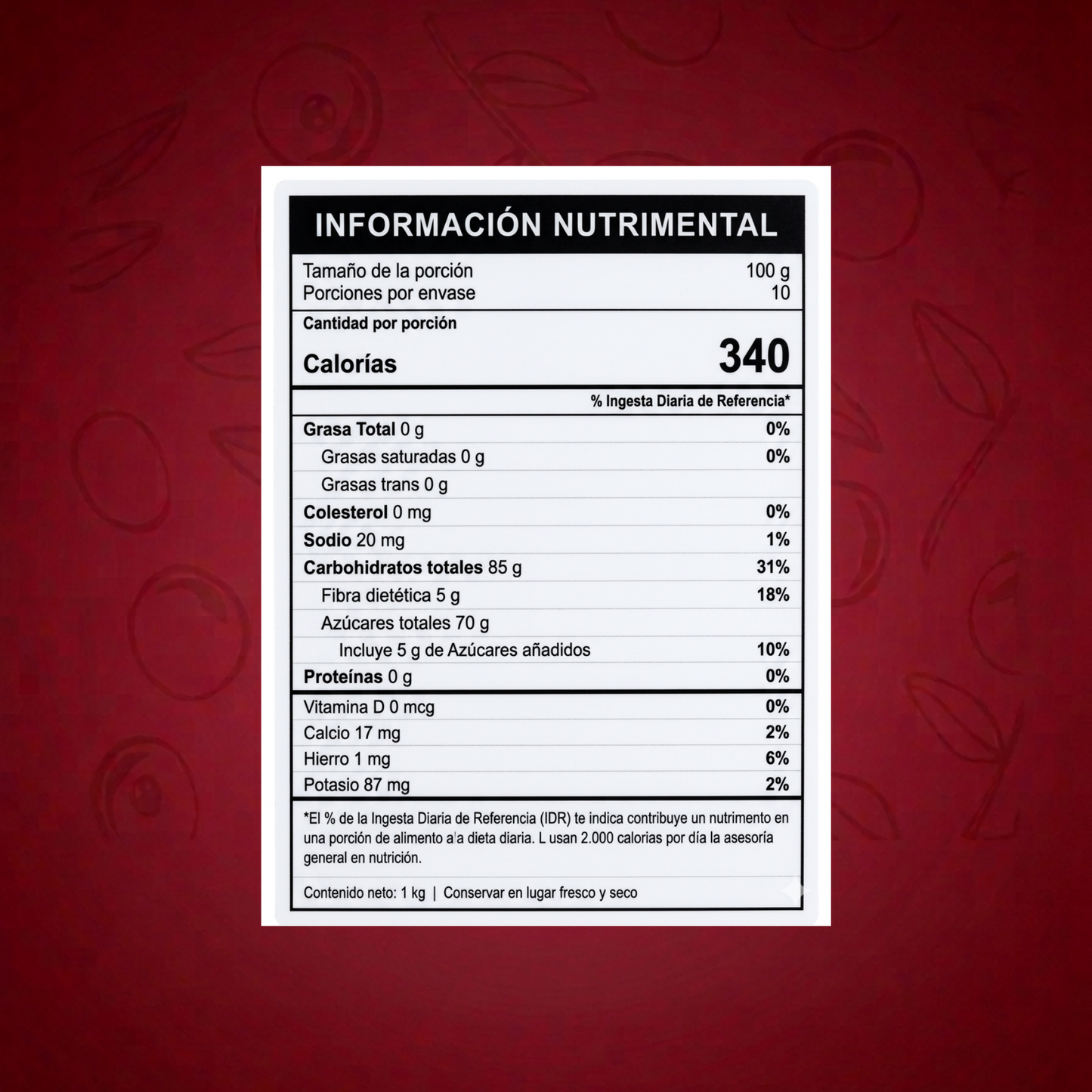 Arándano Deshidratado 1kg