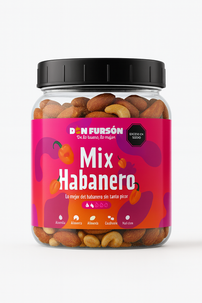 Duo Pack (2  Botes de Mix de Nueces Habanero 500g)