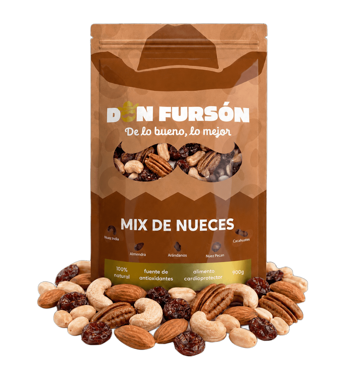 Mix de Nueces con Arándano 900g (antioxidante)