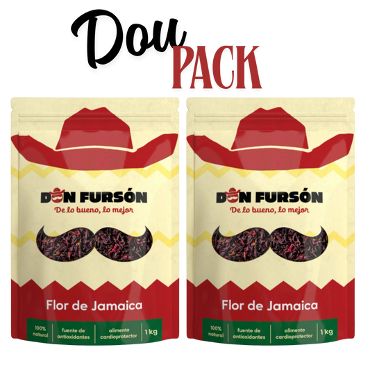 Duo Pack (2 pz de 1kg de Flor de Jamaica 100%)