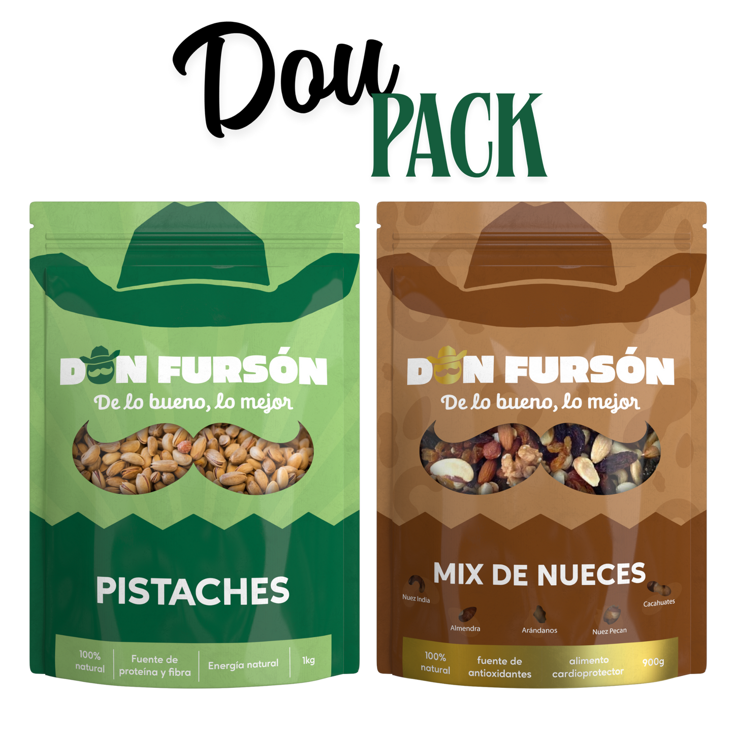 Duo Pack (Pistache 1kg y Mix de Nueces con Arándanos 900g)