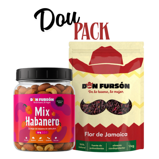 Duo Pack (Mix de Nueces Habanero y Flor de Jamaica 100% Natural)