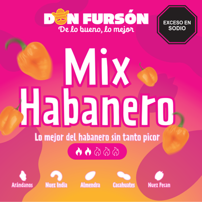 Duo Pack (2  Botes de Mix de Nueces Habanero 500g)