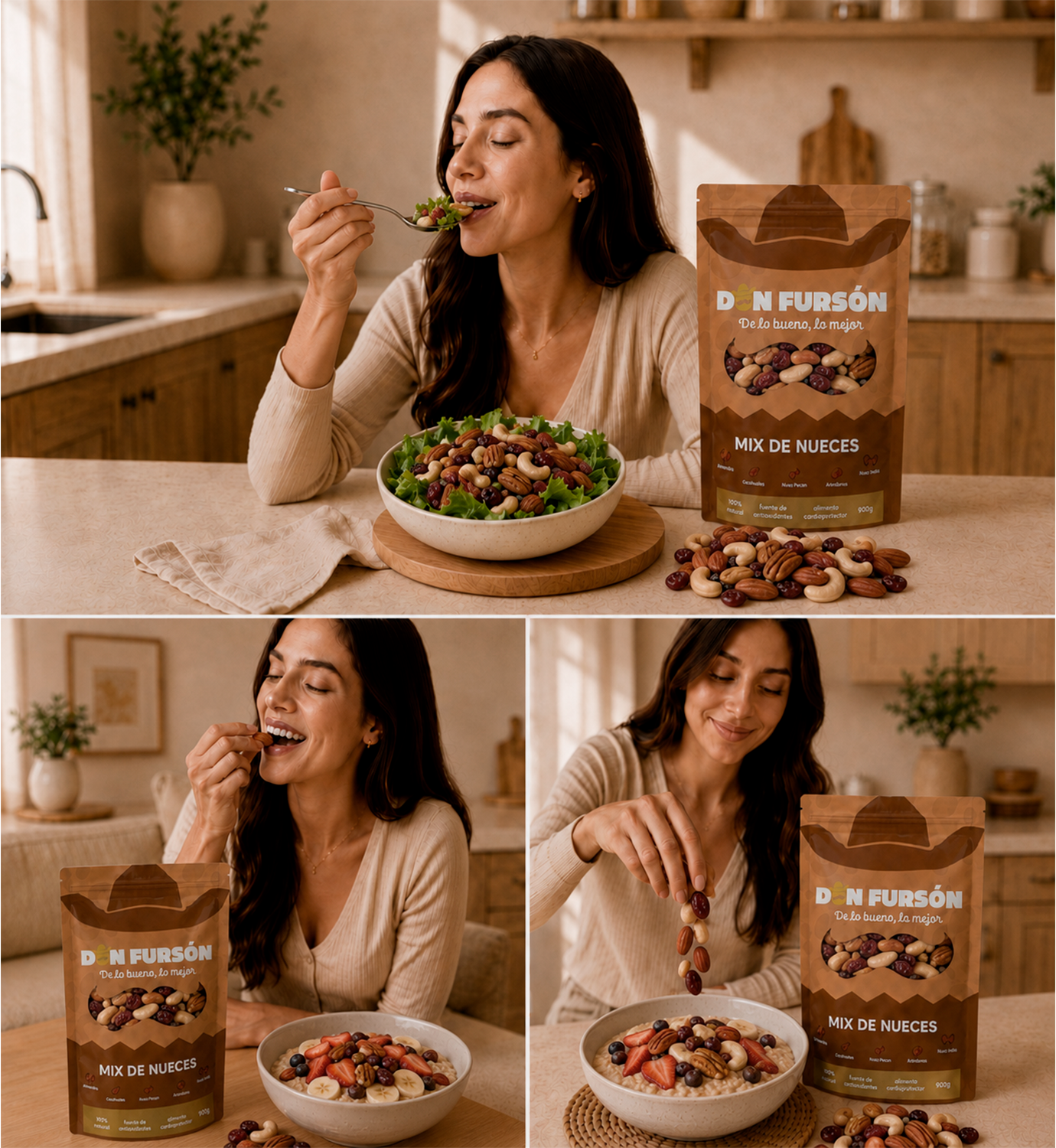 Mix de Nueces con Arándano 900g (antioxidante)