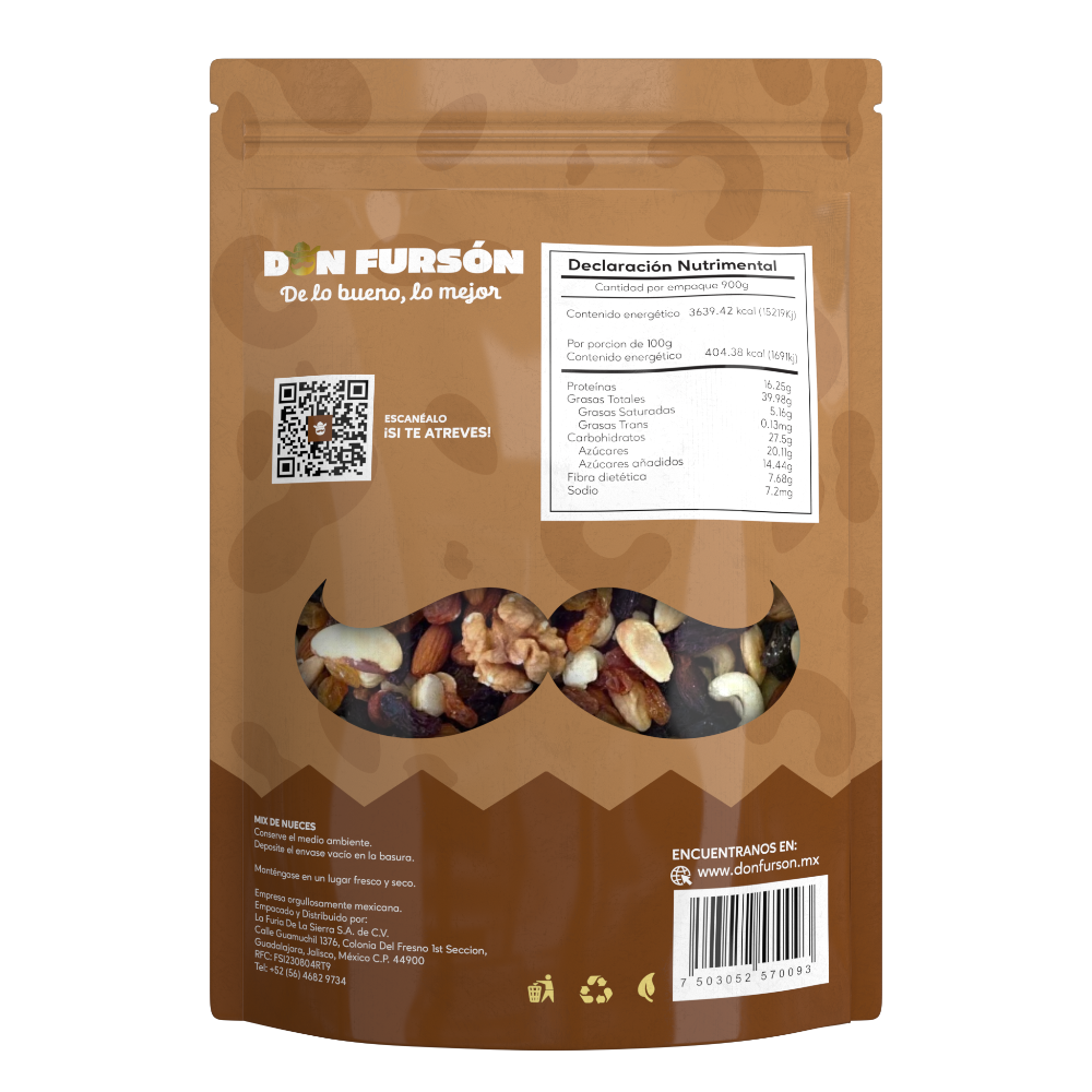 Mix de Nueces con Arándano 900g (antioxidante)