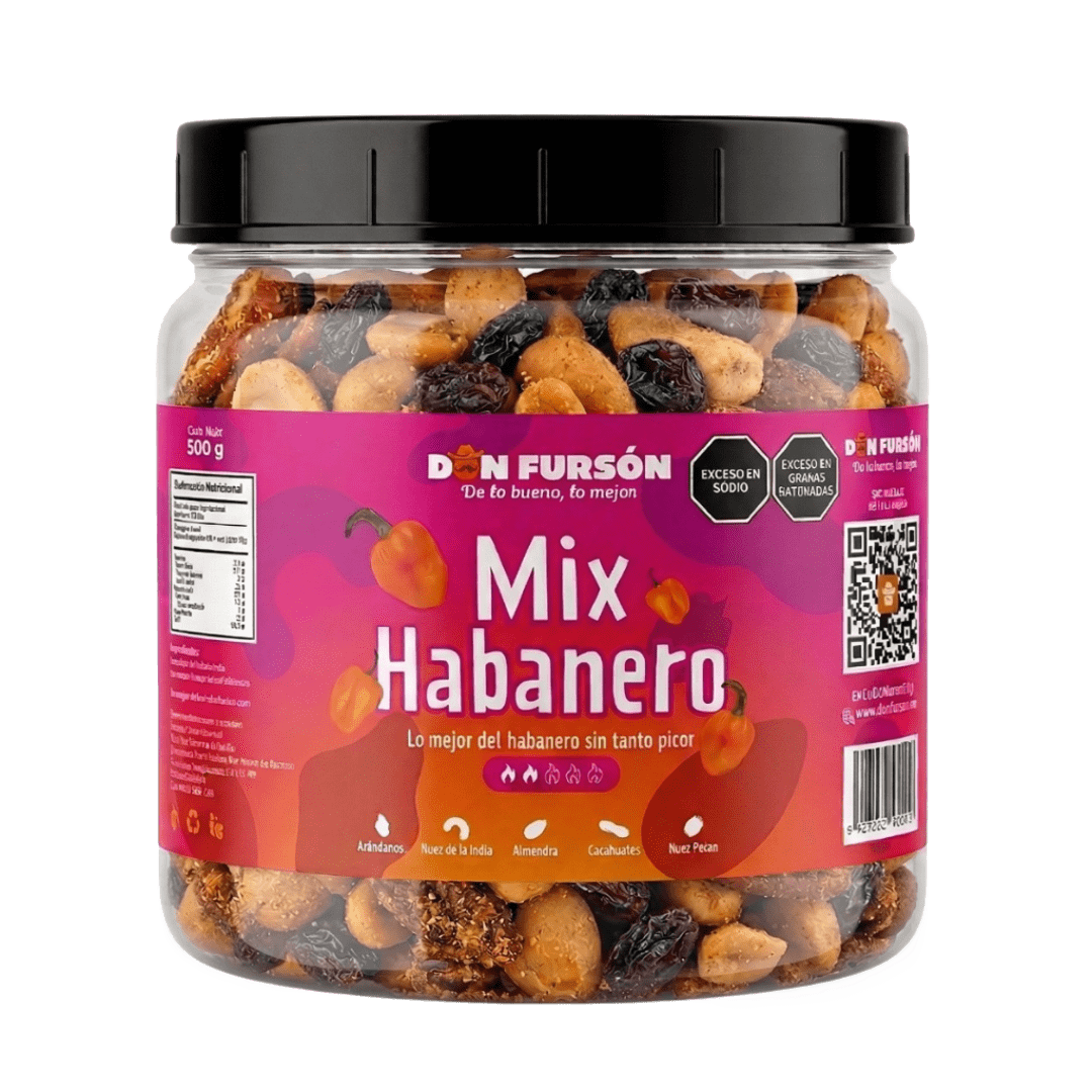 Mix de Nueces Habanero 500g (Fuente de proteína y antioxidante)
