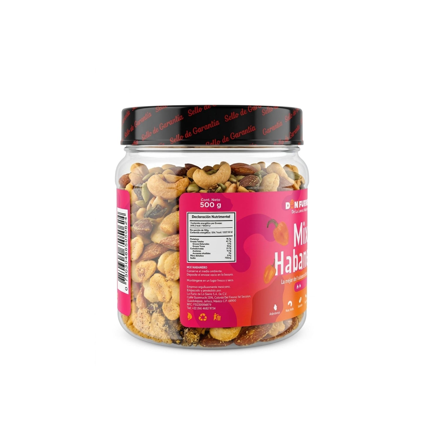 Mix de Nueces Habanero 500g (Fuente de proteína y antioxidante)