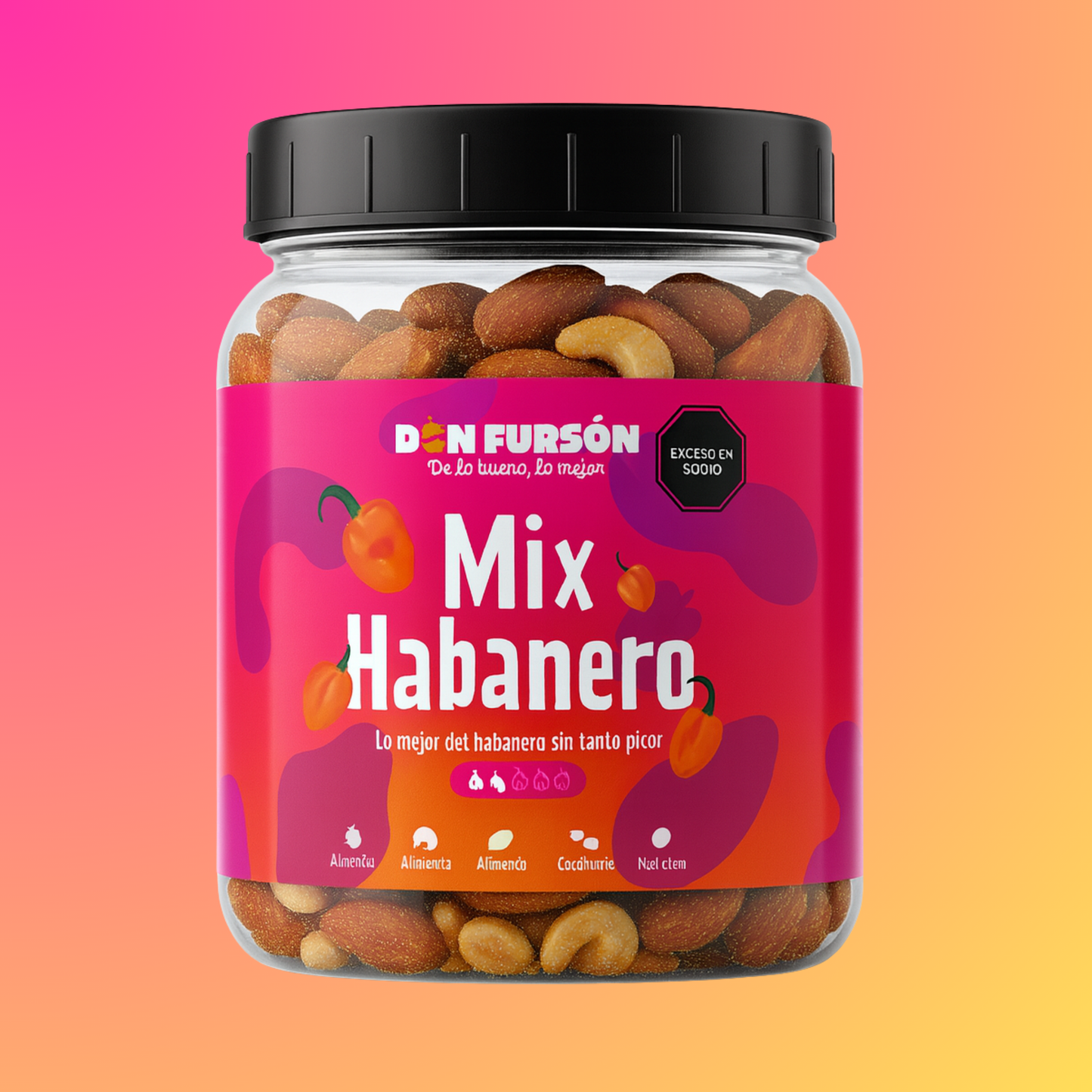 Duo Pack (2  Botes de Mix de Nueces Habanero 500g)