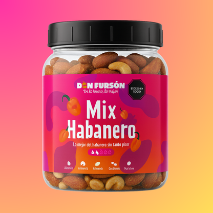 Duo Pack (2  Botes de Mix de Nueces Habanero 500g)
