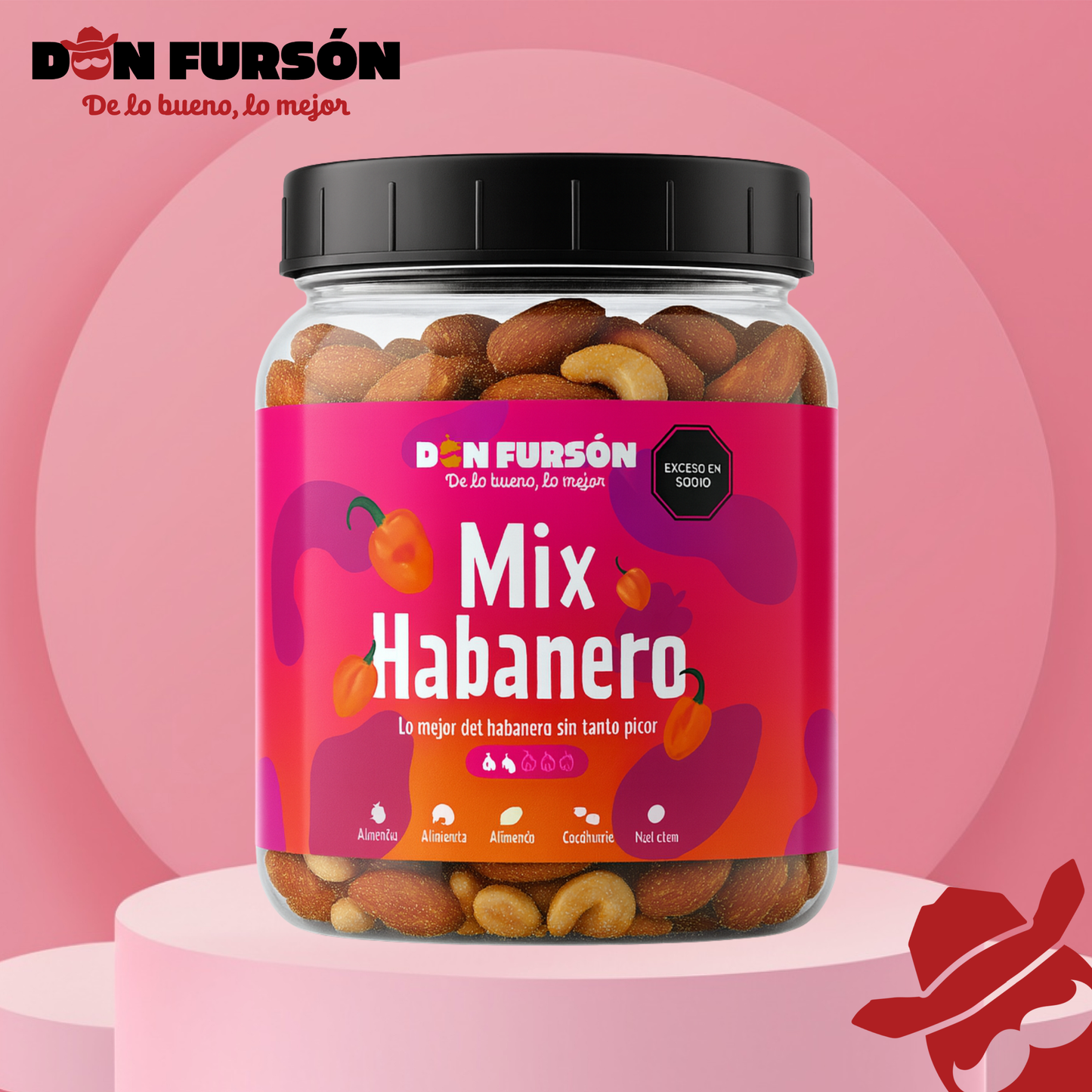 Duo Pack (2  Botes de Mix de Nueces Habanero 500g)