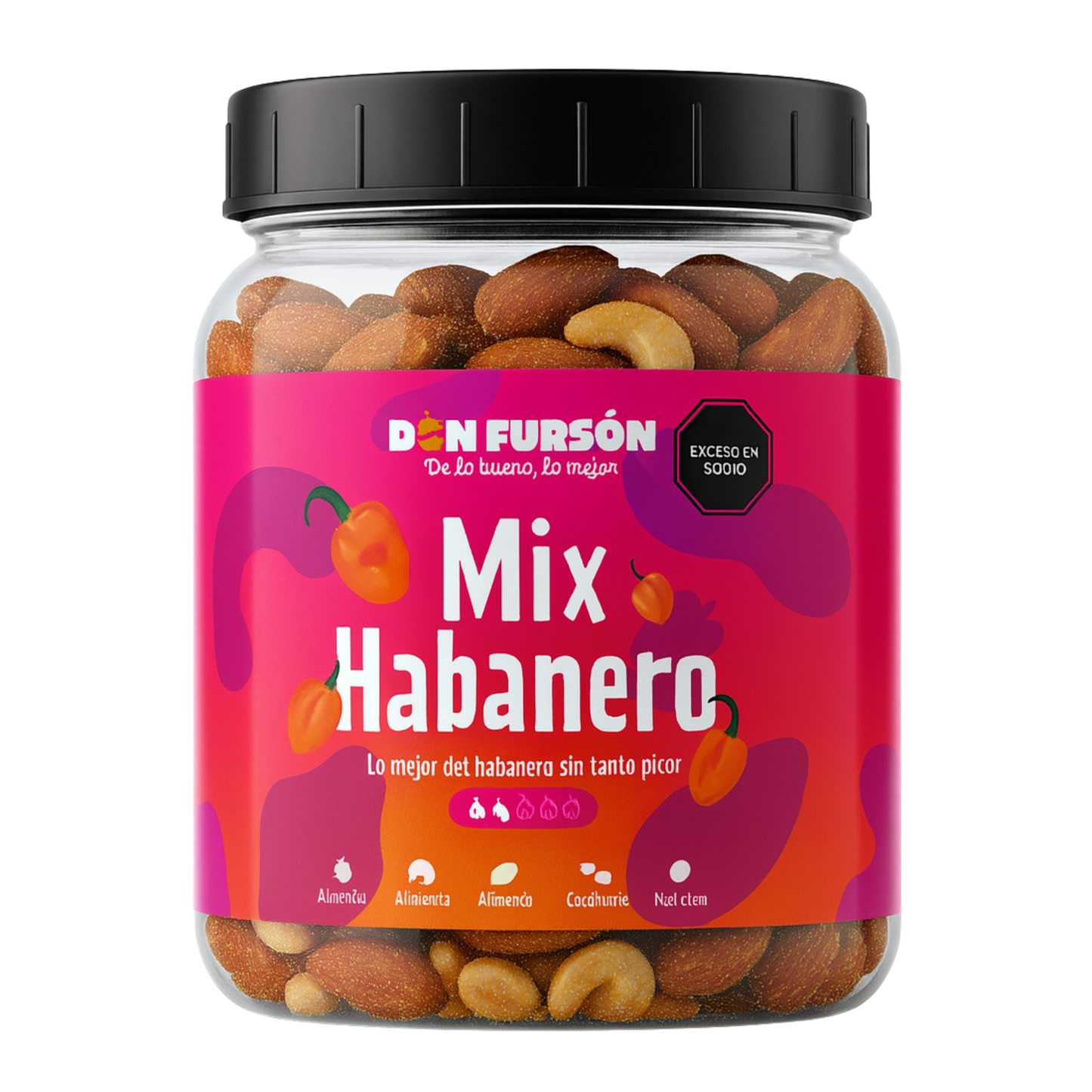 Duo Pack (2  Botes de Mix de Nueces Habanero 500g)