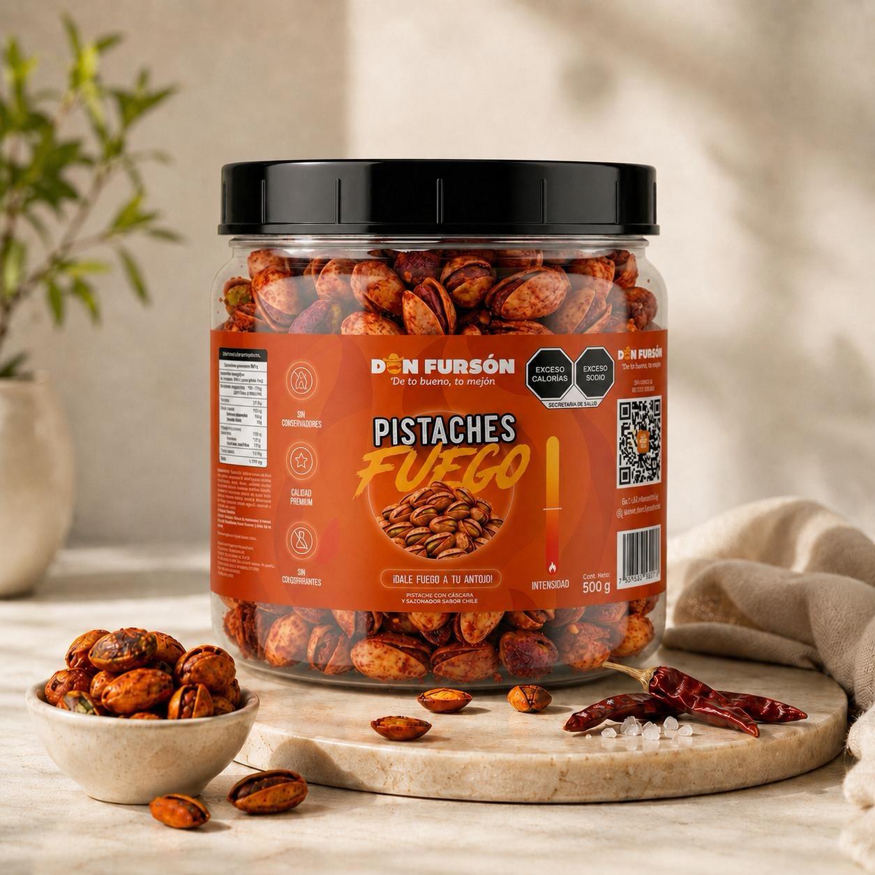 Pistaches Fuego Don Fursón 500 g TIKTOK